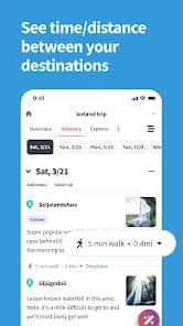 Wanderlog screenshot 4